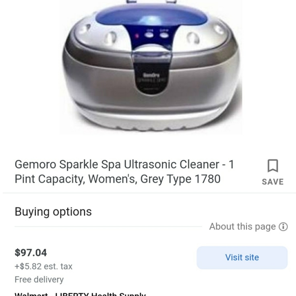 NWOT Ultrasonic Jewelry Cleaner